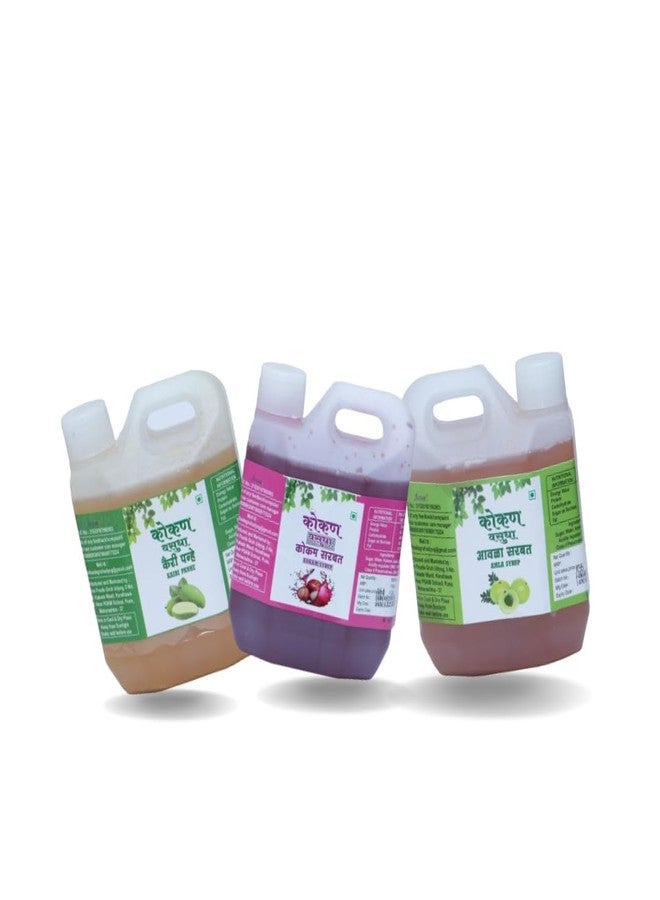 Kokan Vasudha Summer Special Combo: Kairi Panha + Kokum Sharbat + Amla Syrup | Boosts Immunity and Digestion - Image 2
