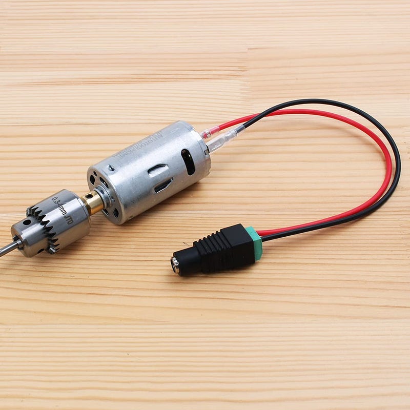 AUTOTOOLHOME أوتوتول هوم مجموعة مثقاب يدوي كهربائي صغير 12 فولت مع محرك PCB ومثاقب لولبية 1/88-1/6 بوصة مع مشبك JT0 لمجوهرات الحرف اليدوية - Image 2