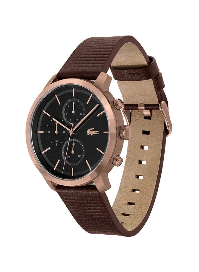 Men Analog Round Shape Leather Wrist Watch 44 mm - pzsku/Z6657FD436E5AF92F1500Z/45/_/1682429179/ea8f757c-1a53-41d9-b836-489bb7d3e607