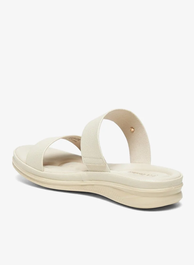 Le Confort Women Textured Open Toe Slip-On Sandals