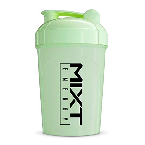 MIXT Energy Shaker Bottle, 16 oz. Shaker Bottle, BPA Free & Lid Mixing Technology (16 oz, Glow in the Dark) - Image 1