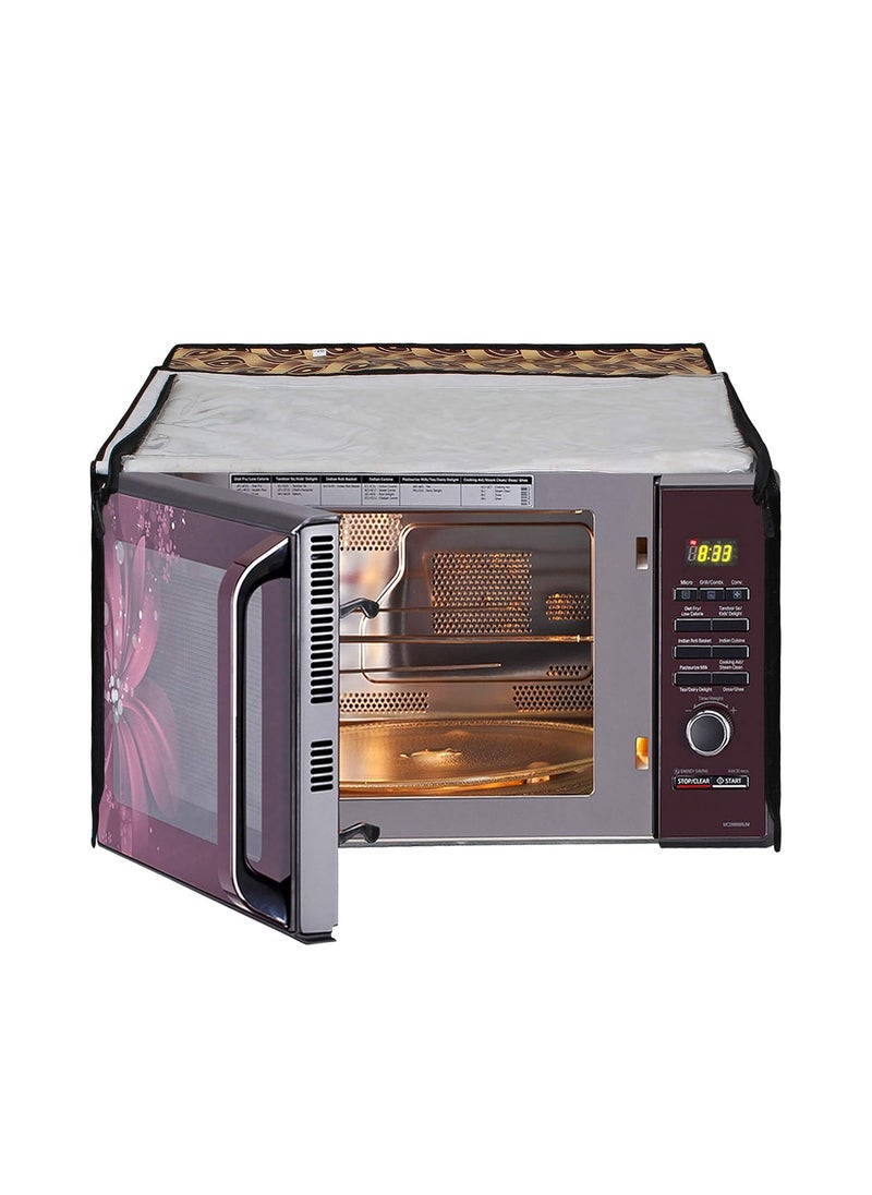Lithara Lithara Printed Waterproof Microwave Oven Cover for Panasonic 27 Litre Convection Microwave Oven NNCT654M Sams73 Multicolor  - Image 3