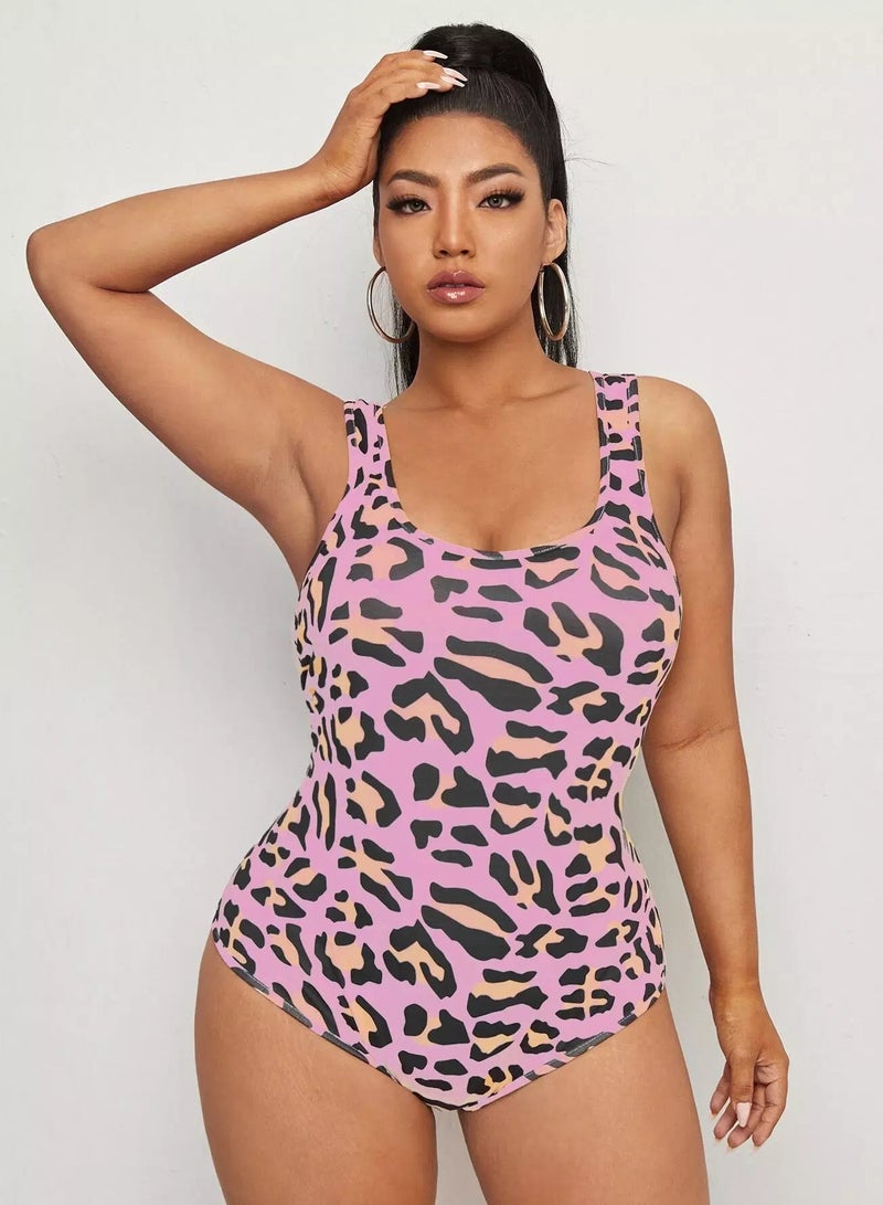 Plus All Over Print Tank Bodysuit - Image 2