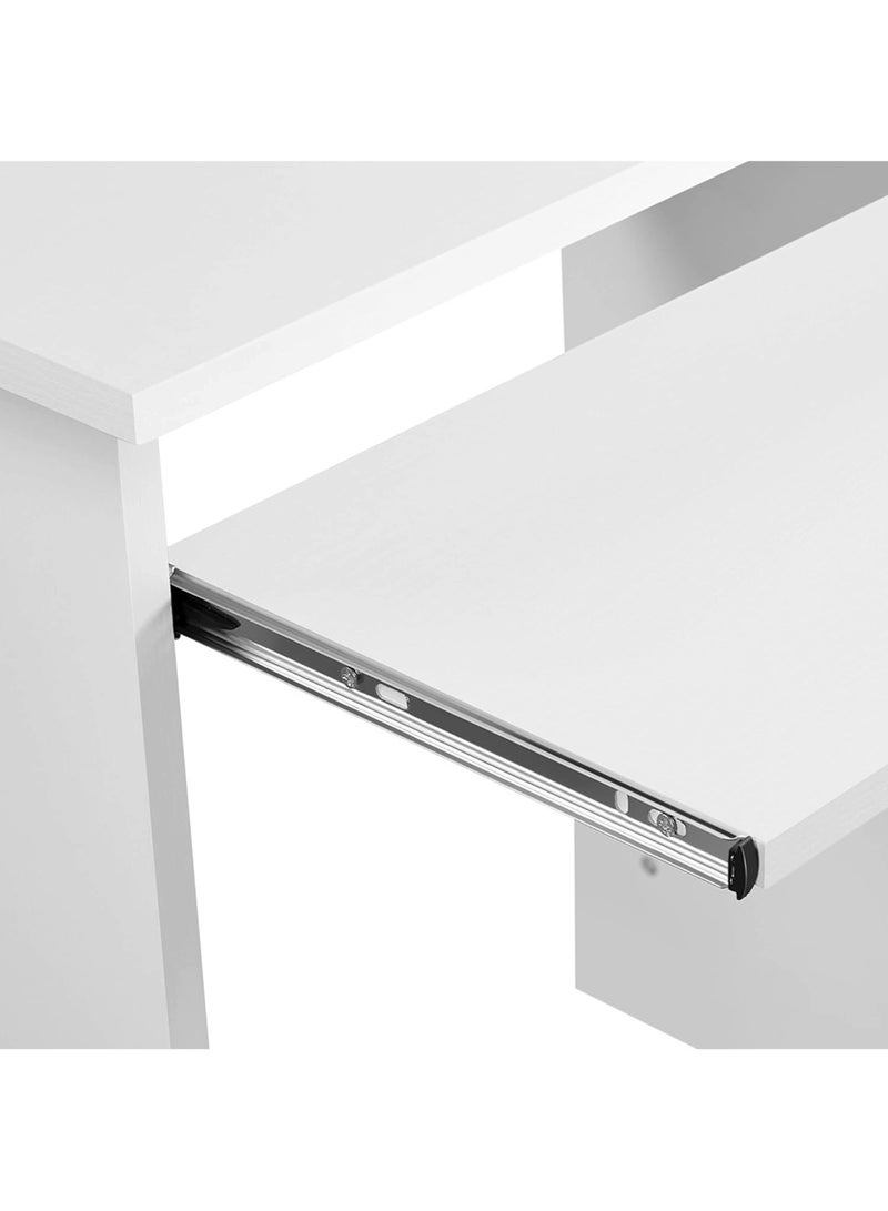 AGD Modern Versatile Home Office with Practical and Elegant Design 106*50*74cm/ White - Image 5