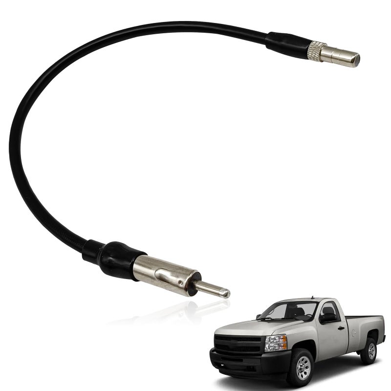 NOTISH Car Radio Antenna Adapter Male Plug Stereo FM AM Upgrade Suit - Compatible with 2006-2014 GM Chevrolet GMC Cadillac Pontiac - Image 1
