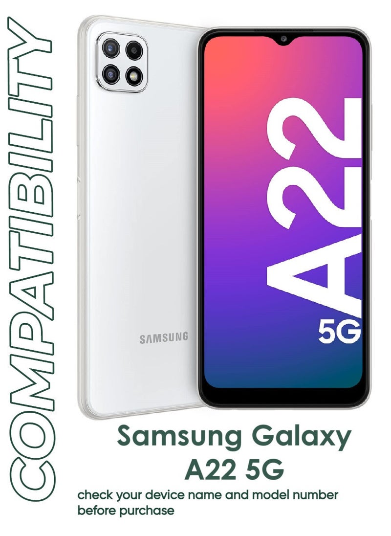 ACLIX Antistatic ESD Dustproof Premium Quality High Definition Tempered Glass Screen Protector Designed For Samsung Galaxy A22 5G - Image 3