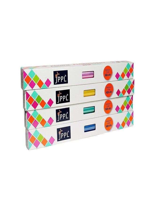 JPPL Colourful Notebook Cover Combo Pack for School Books Durable Transparent Plastic Covers with Matching Spine Labels Multi Colour - Image 5