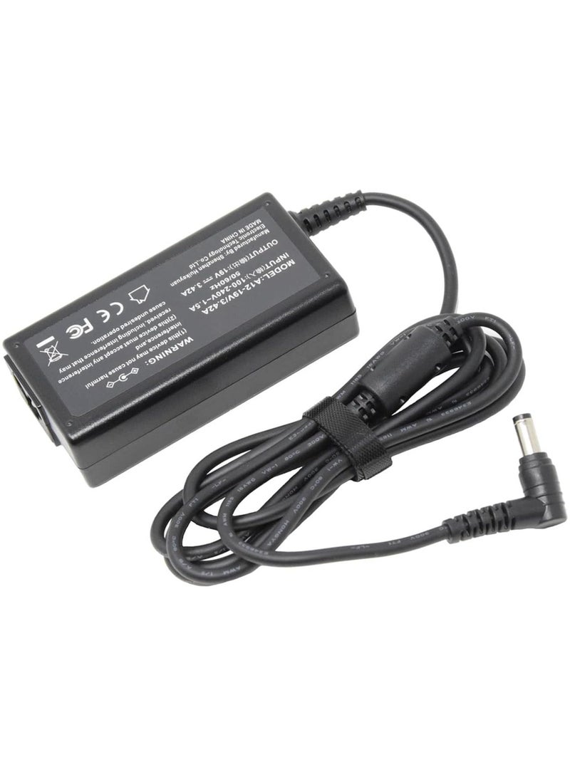 محول طاقة تيار متردد بديل لأجهزة الكمبيوتر المحمول بقوة 65 وات لأجهزة Asus وLenovo وToshiba وAcer طراز UL30A-QX130X / 19 فولت 3.42 أمبير (5.5 مم × 2.5 مم) - Image 1