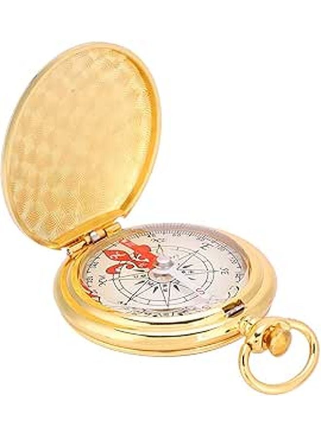 Brass Emergency Keychain Plate Portable Outdoor Camping Survival Tool - Image 1