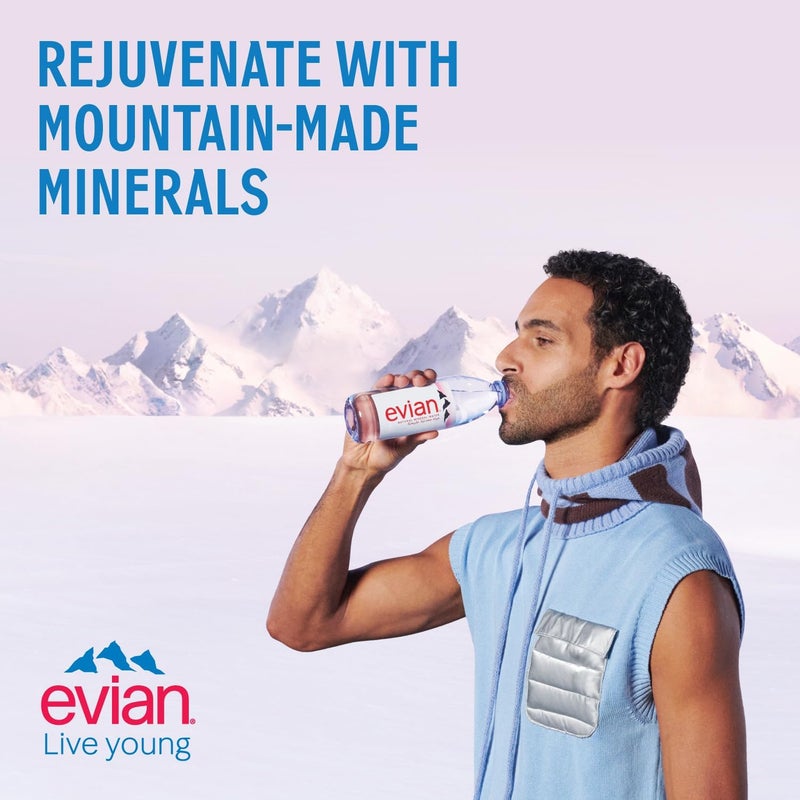 Evian Natural Mineral Water 500 ml x 24 - Image 4