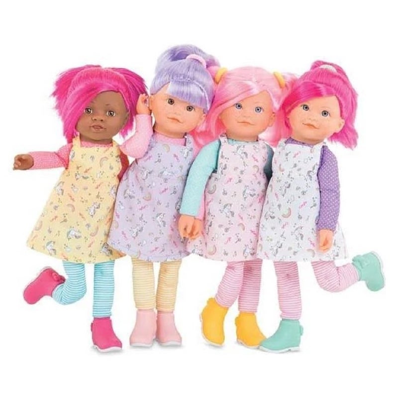 Corolle Rainbow Doll C?l?na Soft Body Rag Doll - Easy-to-Style Long  Silky Hair  Vanilla-Scented  16 Inches - Image 4