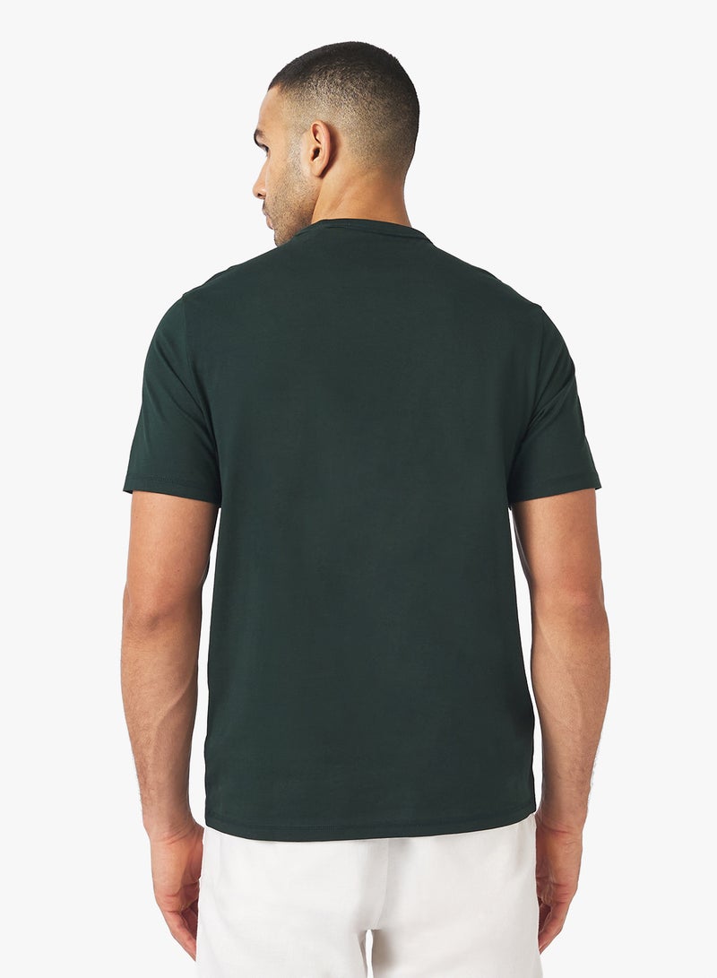 جس تيشيرت بأكمام قصيرة ورقبة دائرية من - Image 2