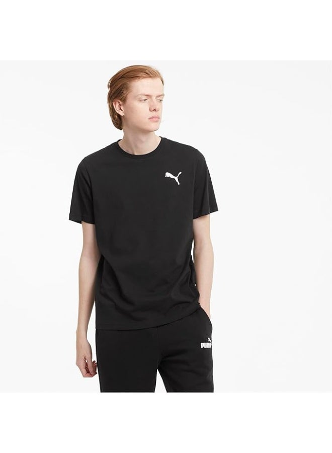 PUMA Ess Small Logo Tee  Black-Cat - Image 1
