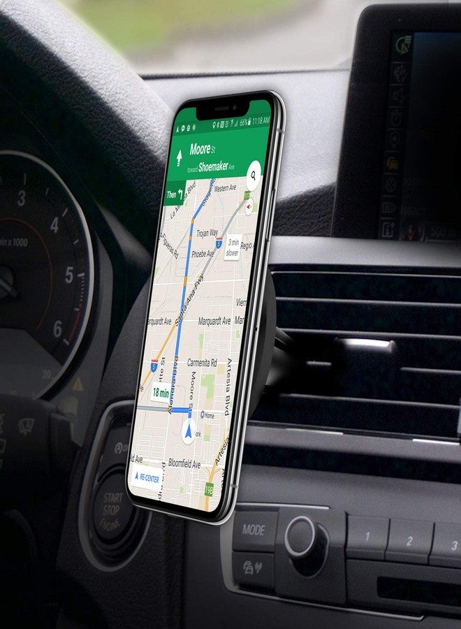cellet Car Air Vent Cell Phone Holder - Magnetic Phone Holder Mount - Extra Strength Magnets Compatible for iPhone 14 Pro Max Mini 13 12 11 Samsung Galaxy Z Fold Flip S22 S21 S20 A13 and iPad Mini Tablet - Image 2