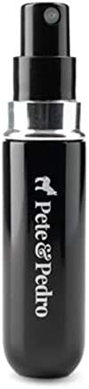 Pete Pedro Cologne Perfume Portable Refillable Travel Bottle Fragrance Atomizer Sprayer For Men Women Mini TSAApproved Accessory Take Favorite Tool On The Road As Seen on Shark Tank 5ml