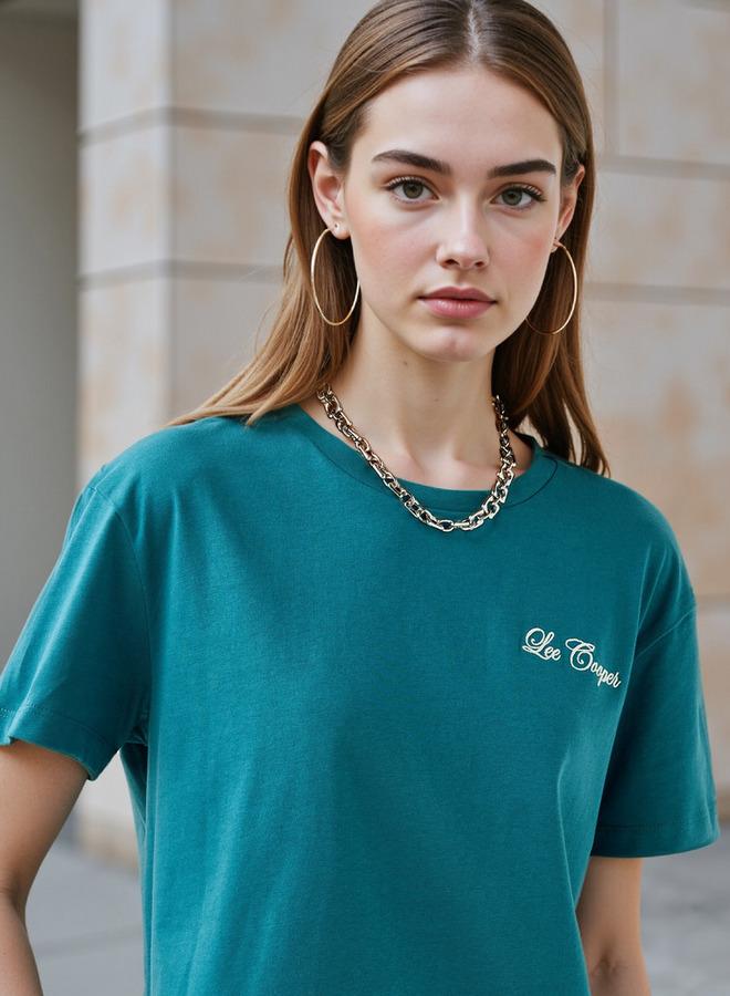 لي كوبر تيشيرت لي كوبر بطباعة جرافيك وياقة دائرية - Image 4