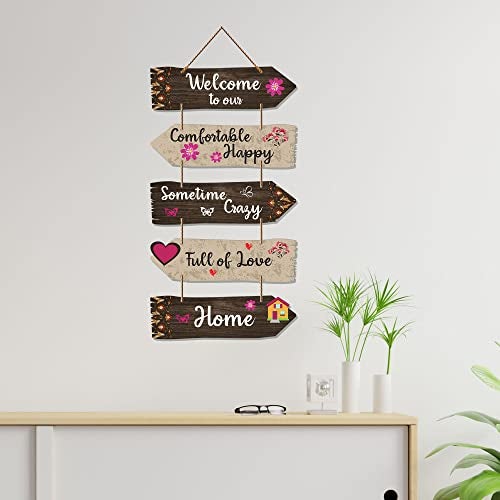 Artvibes Home Quotes Decorative Wall Art Wooden Wall Hanger For Living Room | Bedroom | Gifts | Wood Hangings For Home Decoration | Modern Decor Items | Designer Artworks (Wh 7304N) - Image 2