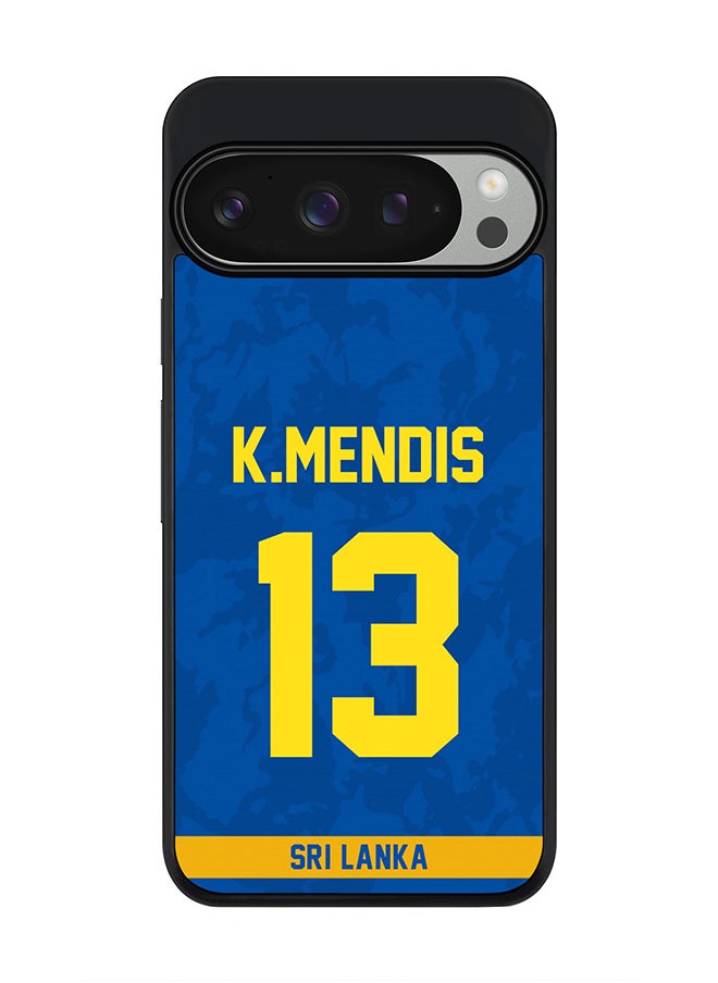 Stylizedd For Google Pixel 9 Pro Case,Slim fit Camera Protection, Shockproof Thin Phone cover - Sri lanka Kusal Mendis, Jersey No 13  - Image 1