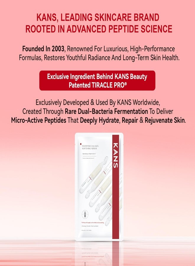 KANS Collagen Boosting Copper Peptide Serum 1.8 ml (Pack of 5), Korean Glow, Advanced Anti-Aging Face Serum, Unique Cyclohexapeptide-9 & Patented Tiracle PRO, Firming, Reduces Fine Lines & Wrinkles - Image 3