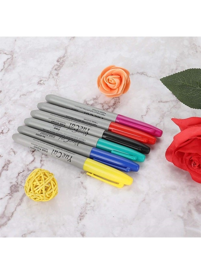 Ejoyous Tattoo Marker Pen, 6Pcs Temporary Tattoo Piercing Skin Marking Positioning Pen Body Makeup Art Beauty Supply Tool for Women and Men  - Image 4