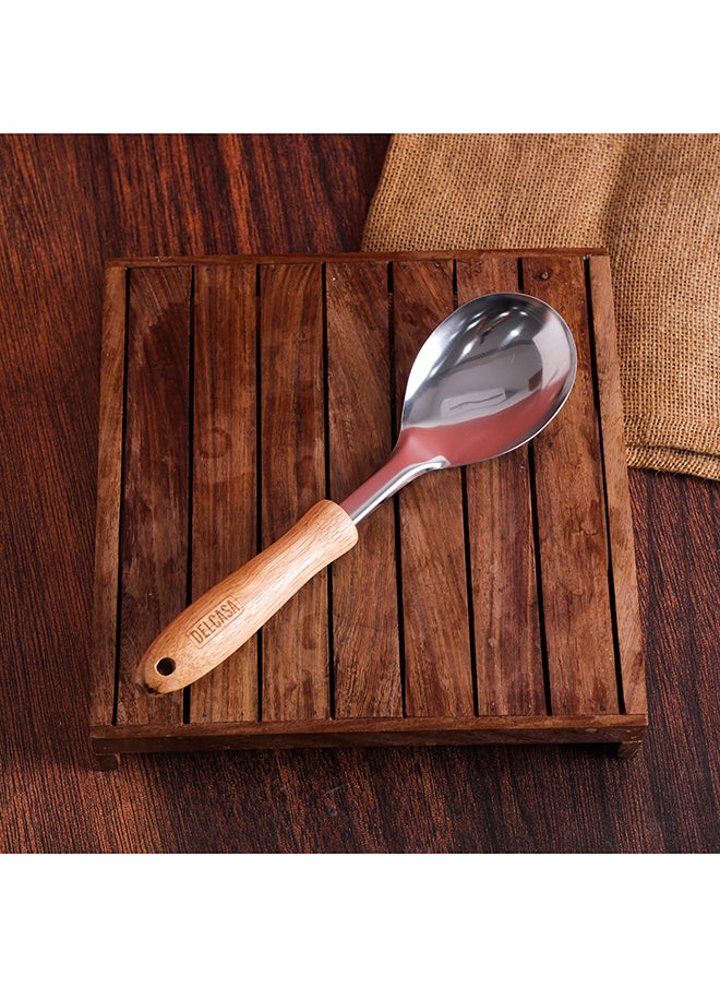 DELCASA Delcasa Stainless Steel Solid Spoon DC2765  - Image 5