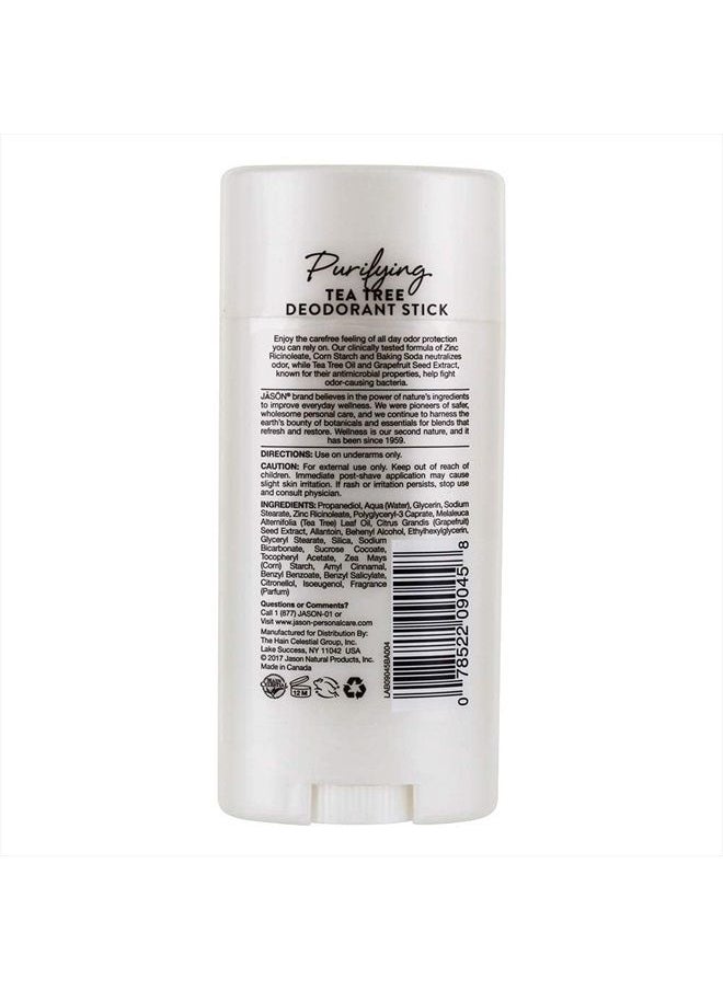 Jason Jason Purifying Tea Tree Deodorant Stick - 2.5 oz  - Image 3