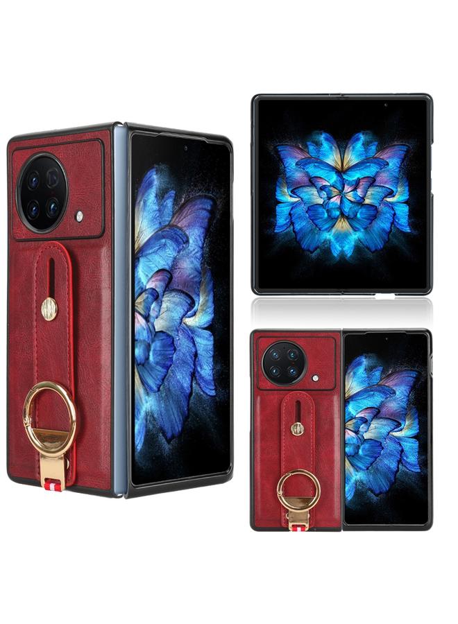 إيروريكس جراب لهاتف vivo X Fold مع سوار معصم من الجلد وغطاء خلفي للهاتف - Image 3