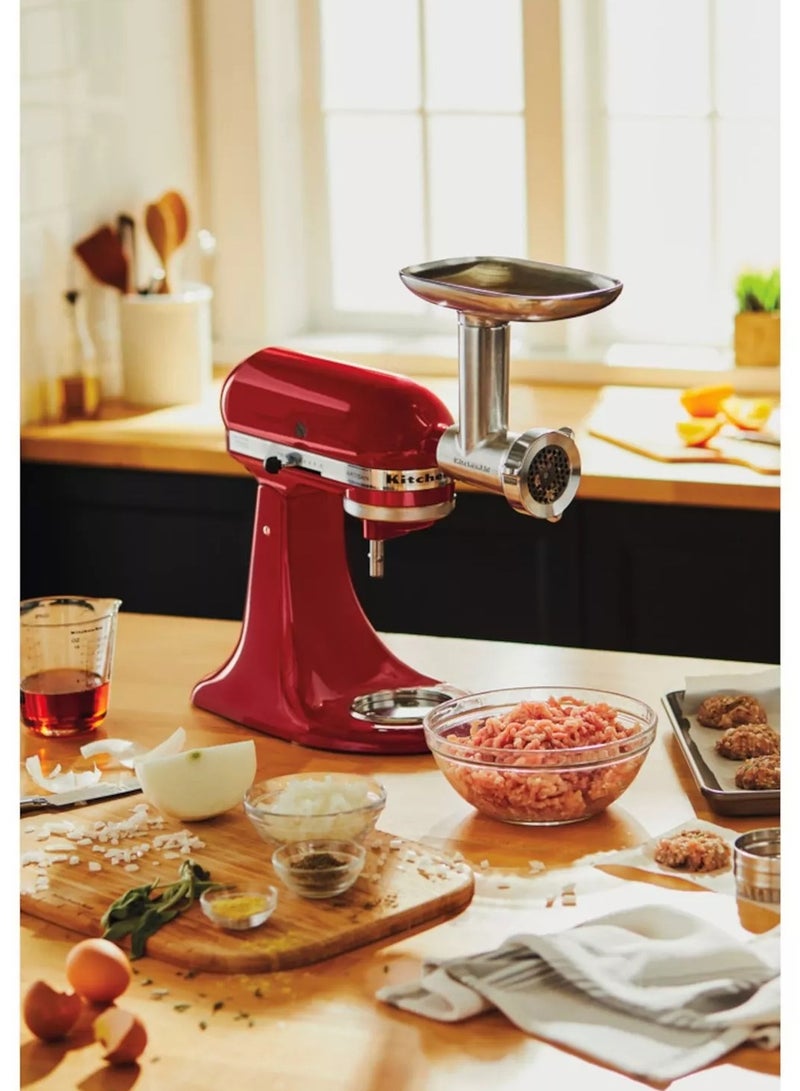 KitchenAid Metal Food Grinder Kitchen Aid, 5KSMMGA - Red - Image 2