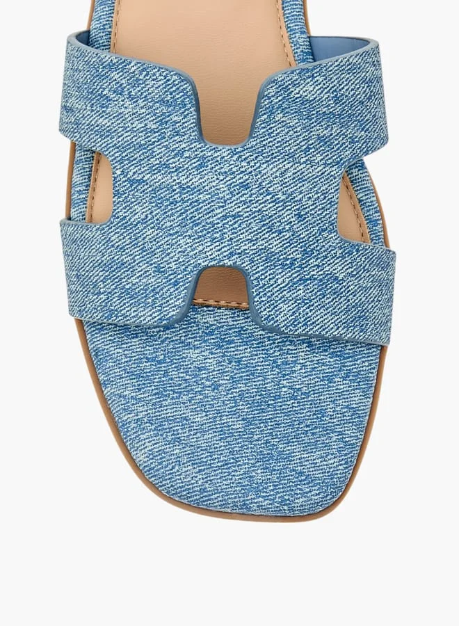 فلورا بيلا من شو إكسبرس Women Textured Slip-On Sandals