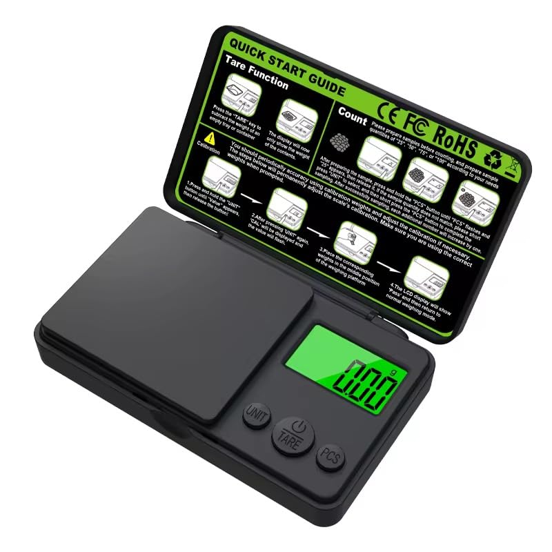 Gadgetronics Digital Pocket Scale, 200g x 0.01g Precision, Jewellery and Chemical Weighing, Portable Home & Goldsmith Use,Portable Gold Weighing Machine for Accurate Measurements with Digital Display - Image 1
