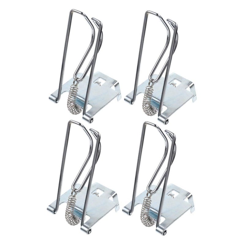 4pcs Metal Cash Register Clips Cash Tray Organizers For Retail And Hospitality Handling Accessories Black - Image 2
