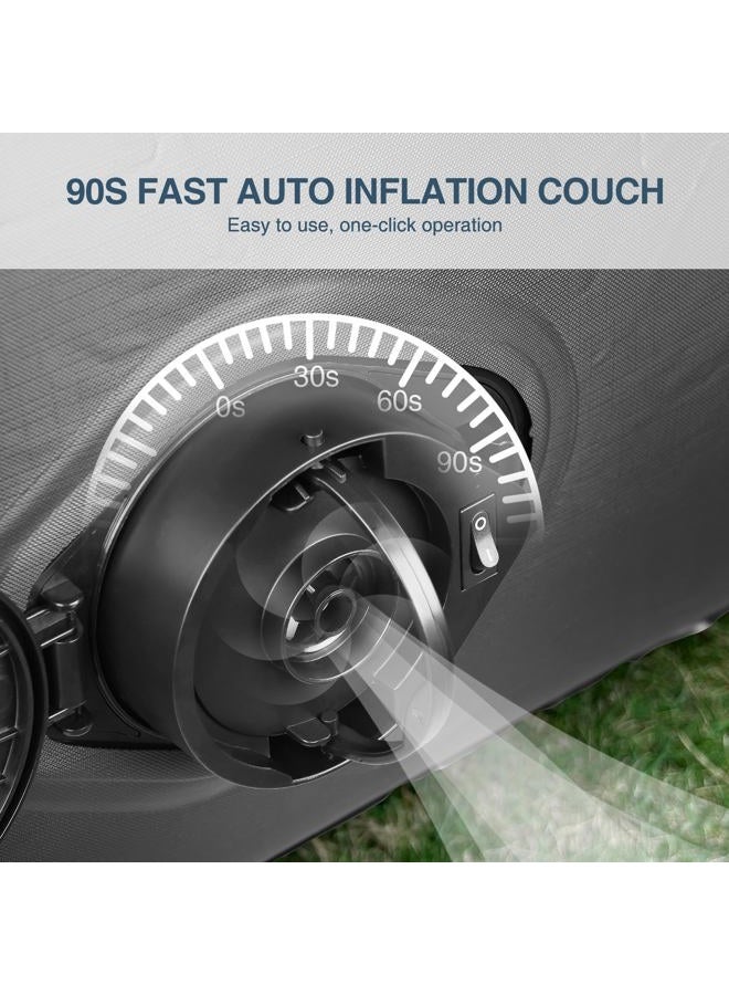 Bestrip Auto Inflatable Couch, Air Mattress Sofa Bed with Portable Air Pump (black) - Image 2