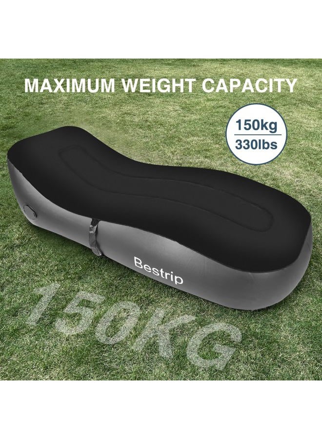 Bestrip Auto Inflatable Couch, Air Mattress Sofa Bed with Portable Air Pump (black) - Image 4