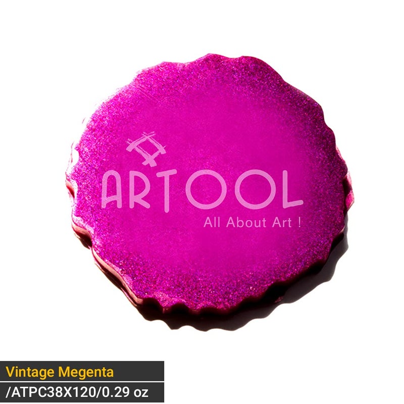 Artool بودرة ميكا ARTOOL لصبغة الراتنج الفني العتيق ماجنتا غير سامة للاستخدام المتعدد في صنع الشموع والرسم ومشاريع الفن والحرف 9 جرام (PP38) - Image 2