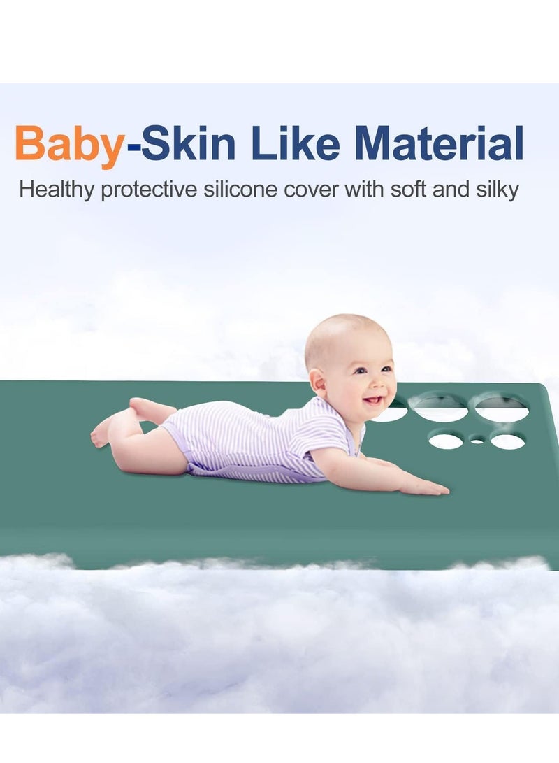 BORTONY Galaxy S23 Ultra Case Camera Protective Soft Silicone Cover Case Luxury Design Flexible Slim Cover Compatible with Samsung Galaxy S23 Ultra - Image 5