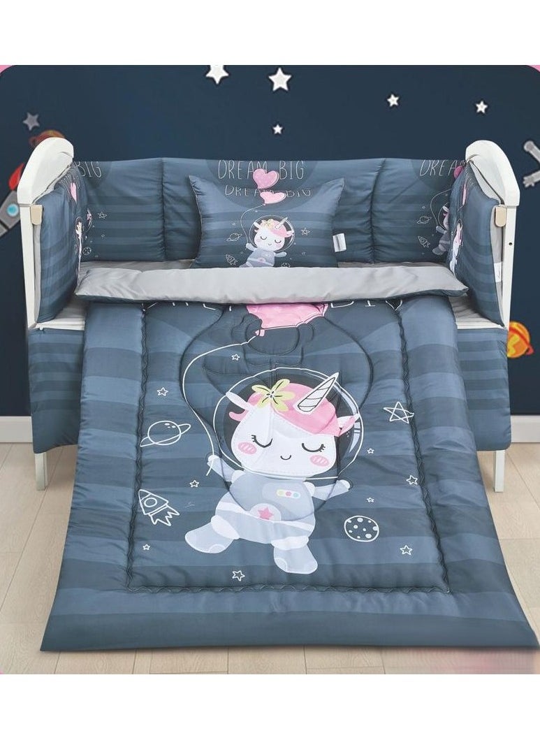 SMART HOME Baby bed sheet set, mattress set, set consisting of a baby quilt, 90x145 cm  - Image 1