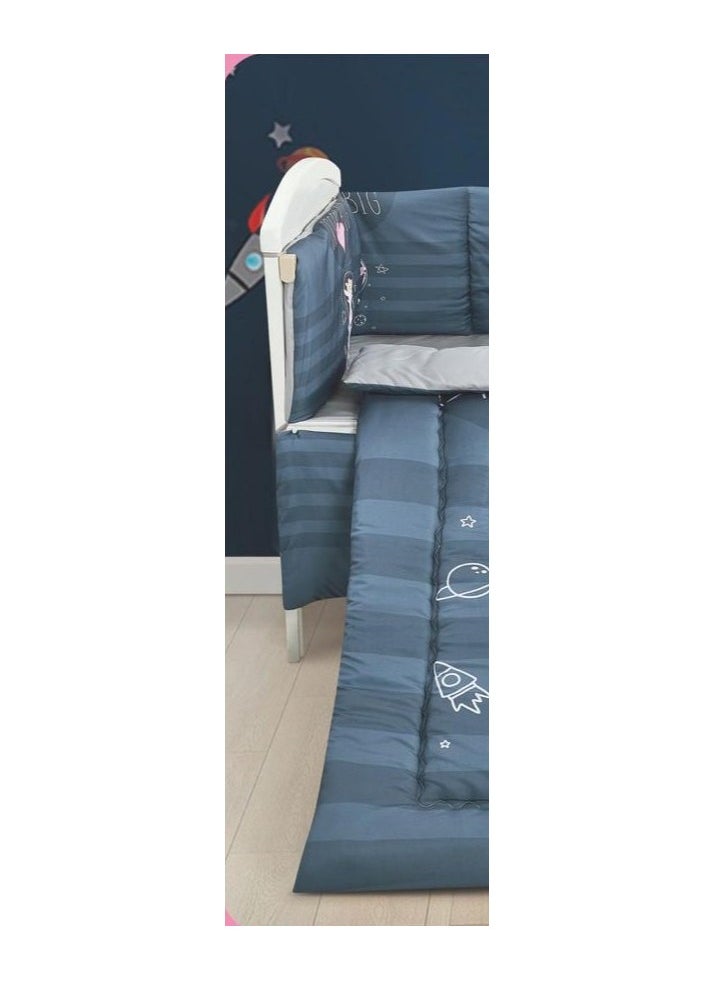 SMART HOME Baby bed sheet set, mattress set, set consisting of a baby quilt, 90x145 cm  - Image 3