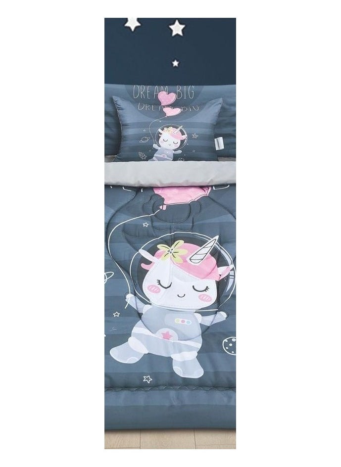 SMART HOME Baby bed sheet set, mattress set, set consisting of a baby quilt, 90x145 cm  - Image 4