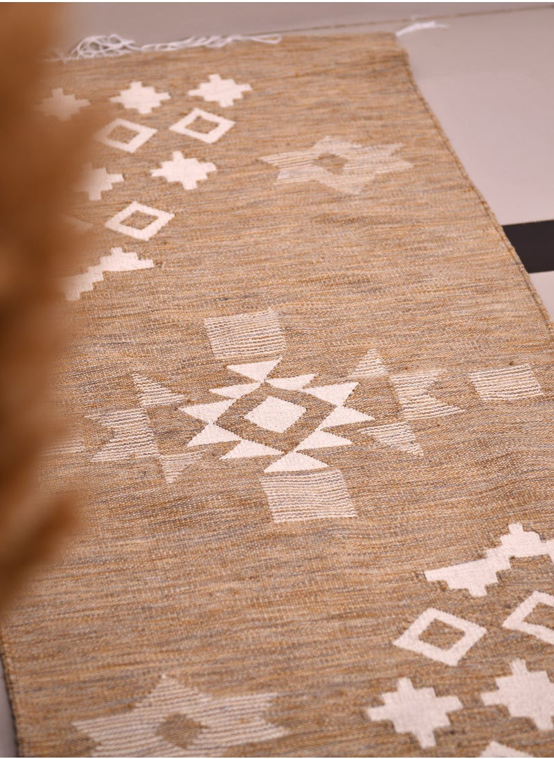 Handmade - 'Motifa' Handmade Kilim Rug - Image 1