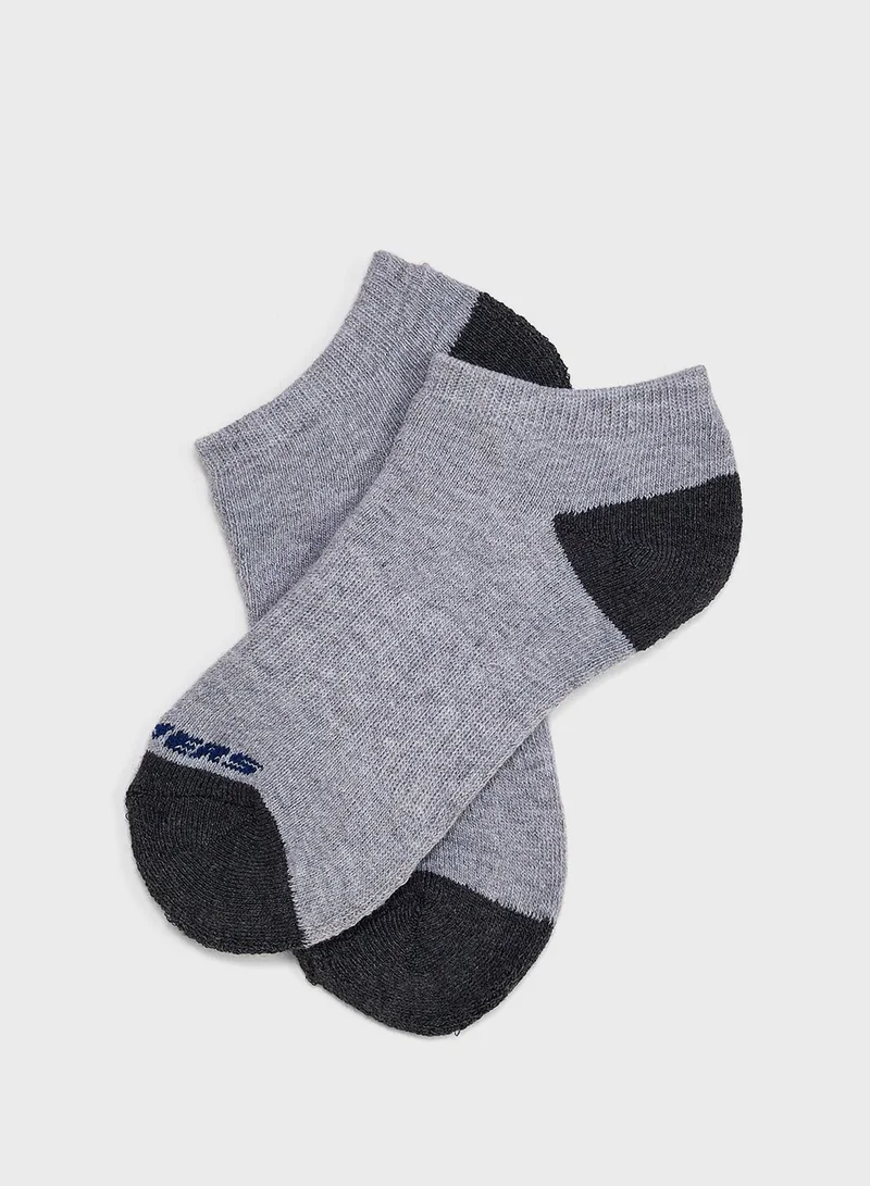 SKECHERS Kids 6 Pack No Show Socks