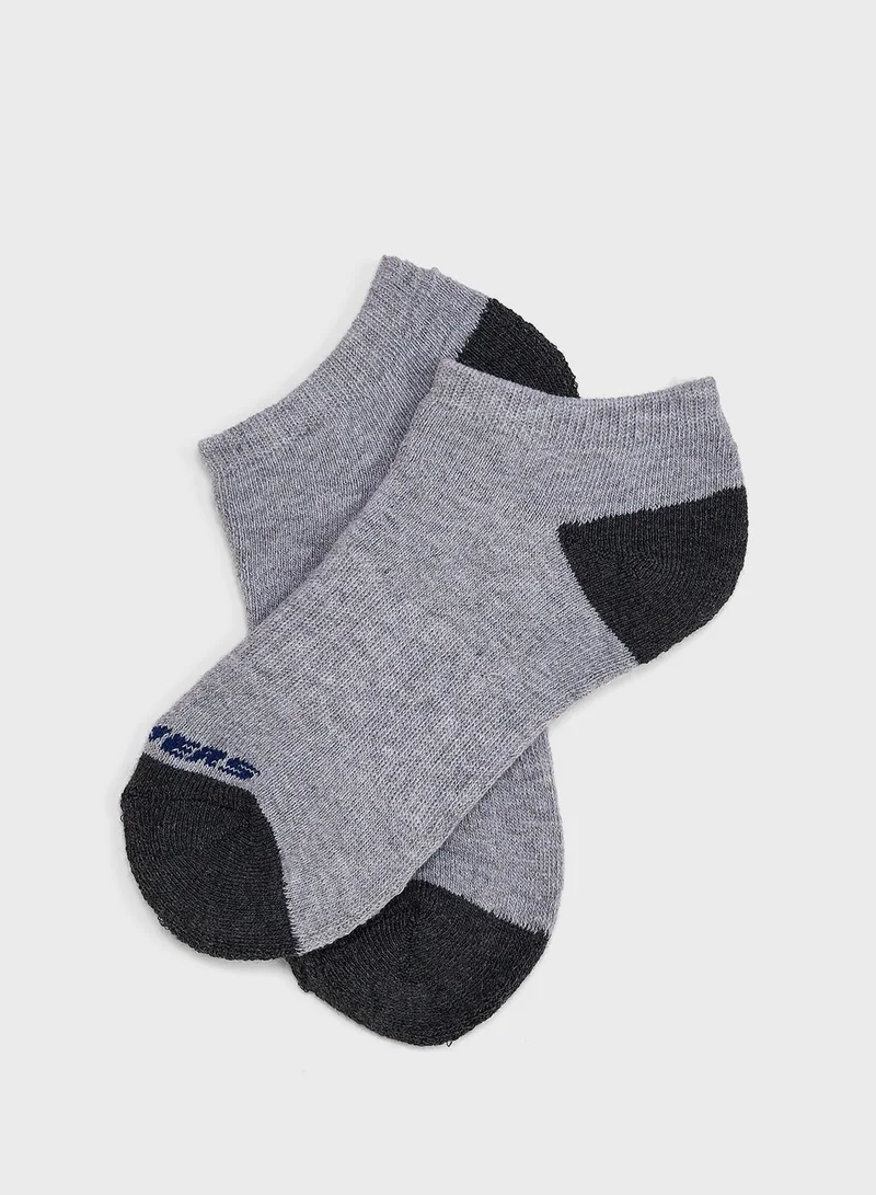 SKECHERS Kids 6 Pack No Show Socks
