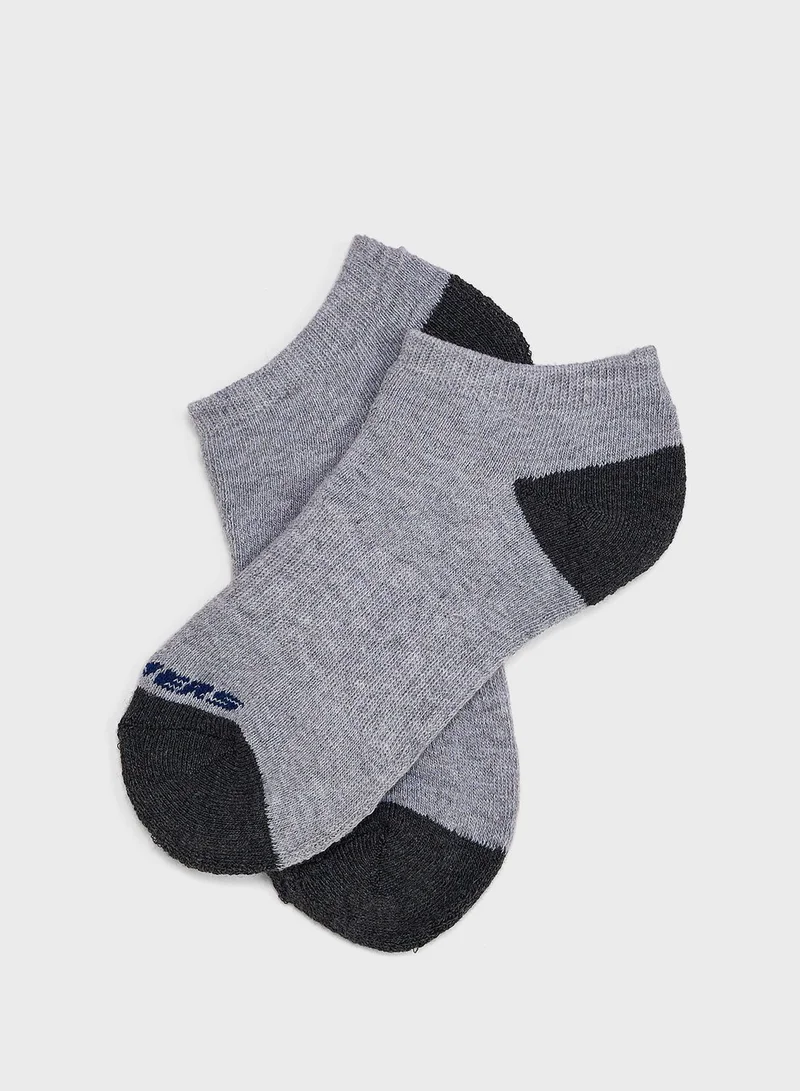 SKECHERS Kids 6 Pack No Show Socks