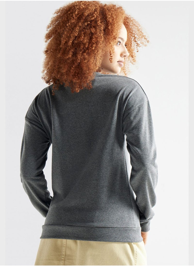 FAV Printed Crew Neck Sweatshirt  - Image 2