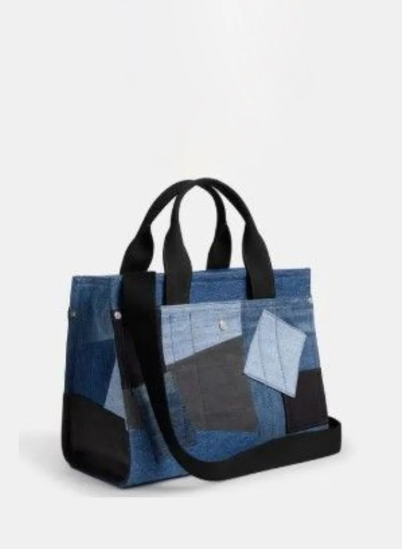 COACH Logo Denim Tote Bag