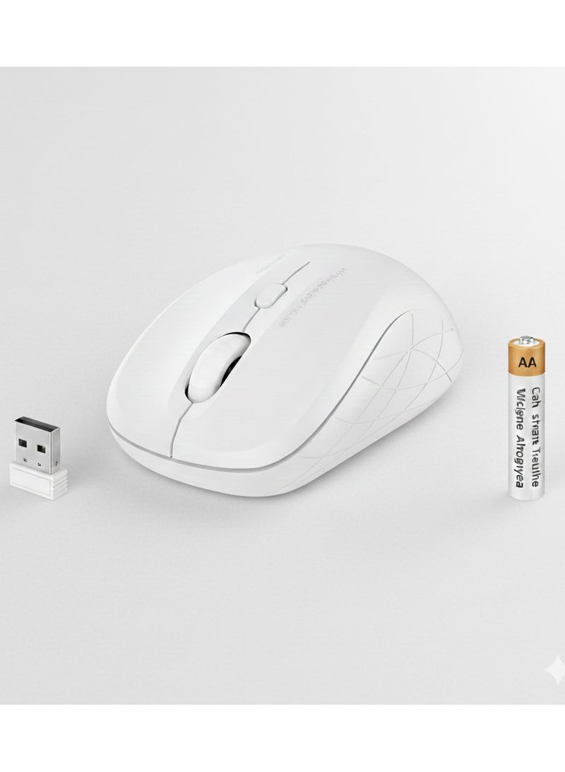 ONEEZO Wireless Mouse Silent Computer Mice Slim Portable for Laptop with 2.4G USB Adapter Ultrafast Scrolling 3 Adjustable DPI Up to 1600 DPI Compatible with PC HP Lenovo ASUS Dell - Image 1