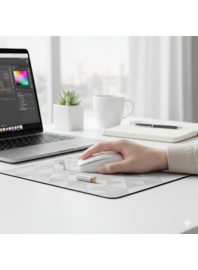 ONEEZO Wireless Mouse Silent Computer Mice Slim Portable for Laptop with 2.4G USB Adapter Ultrafast Scrolling 3 Adjustable DPI Up to 1600 DPI Compatible with PC HP Lenovo ASUS Dell - Image 2