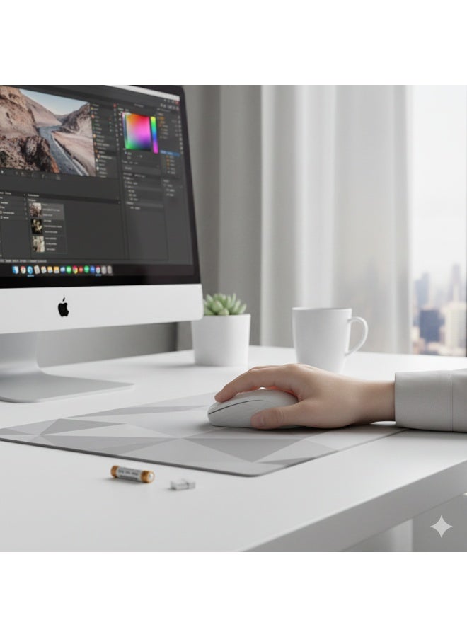 ONEEZO Wireless Mouse Silent Computer Mice Slim Portable for Laptop with 2.4G USB Adapter Ultrafast Scrolling 3 Adjustable DPI Up to 1600 DPI Compatible with PC HP Lenovo ASUS Dell - Image 3