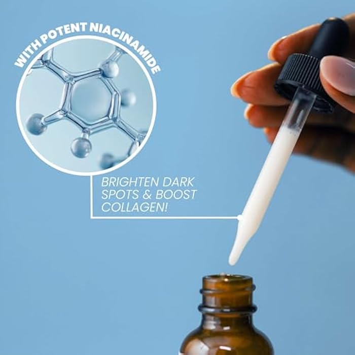 Eva Naturals Skin Firming Serum with Niacinamide and Hyaluronic Acid, 1 oz - Image 5