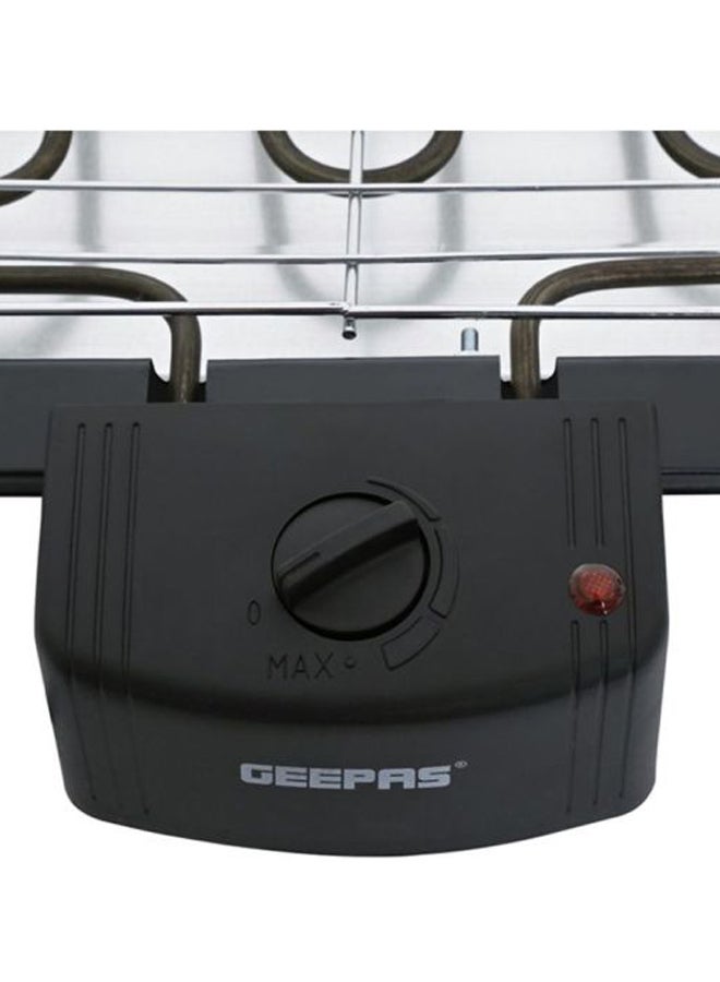 GEEPAS Electric Barbecue Grill - Table Grill, Auto-Thermostat Control with Overheat Protection - Space Saving, Detachable Heating Element - Ideal for BBQ Perfect for both Indoor & Outdoor cooking | 2 Years Warranty 2000 W GBG877 Black - Image 5