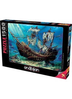 Anatolian Anatolian Puzzle - Shipwreck Sea, 1500 Piece Jigsaw Puzzle, #4558 (ANA4558) Multicolor  - Image 1